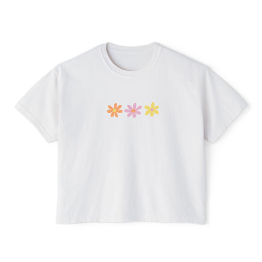 pastel flower tee