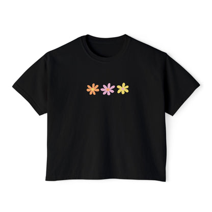 pastel flower tee