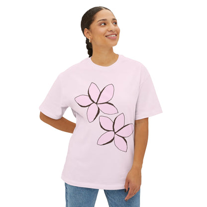 plumeria floral tee