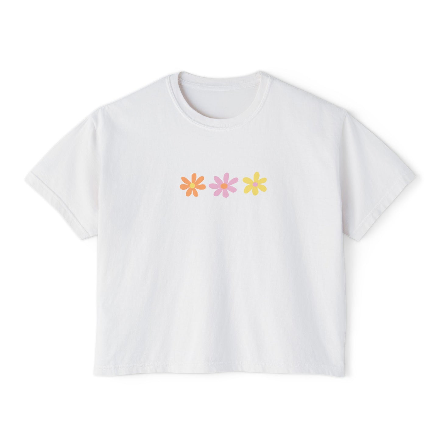pastel flower tee