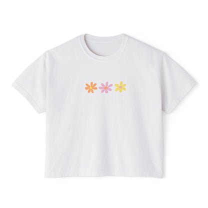 pastel flower tee