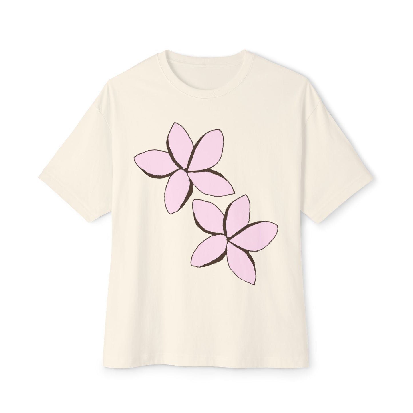 plumeria floral tee