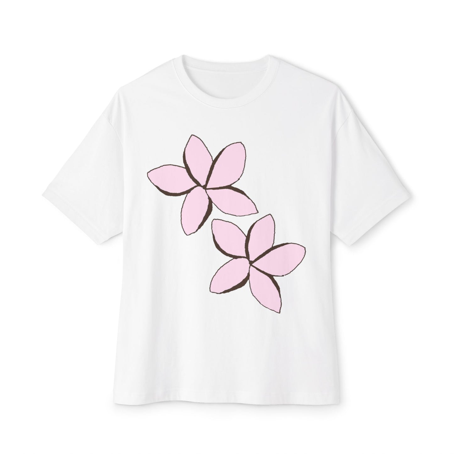 plumeria floral tee