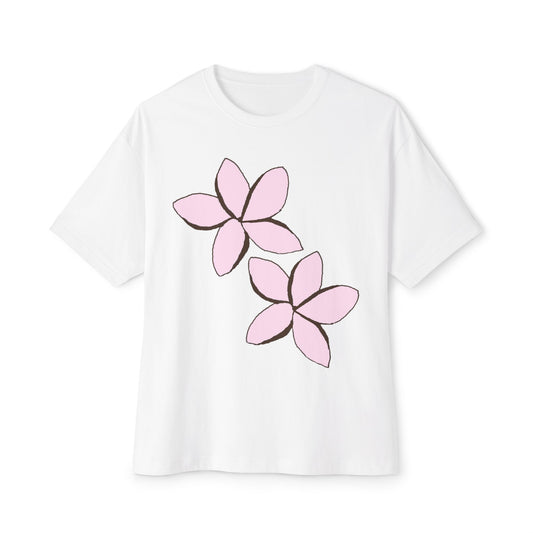 plumeria floral tee
