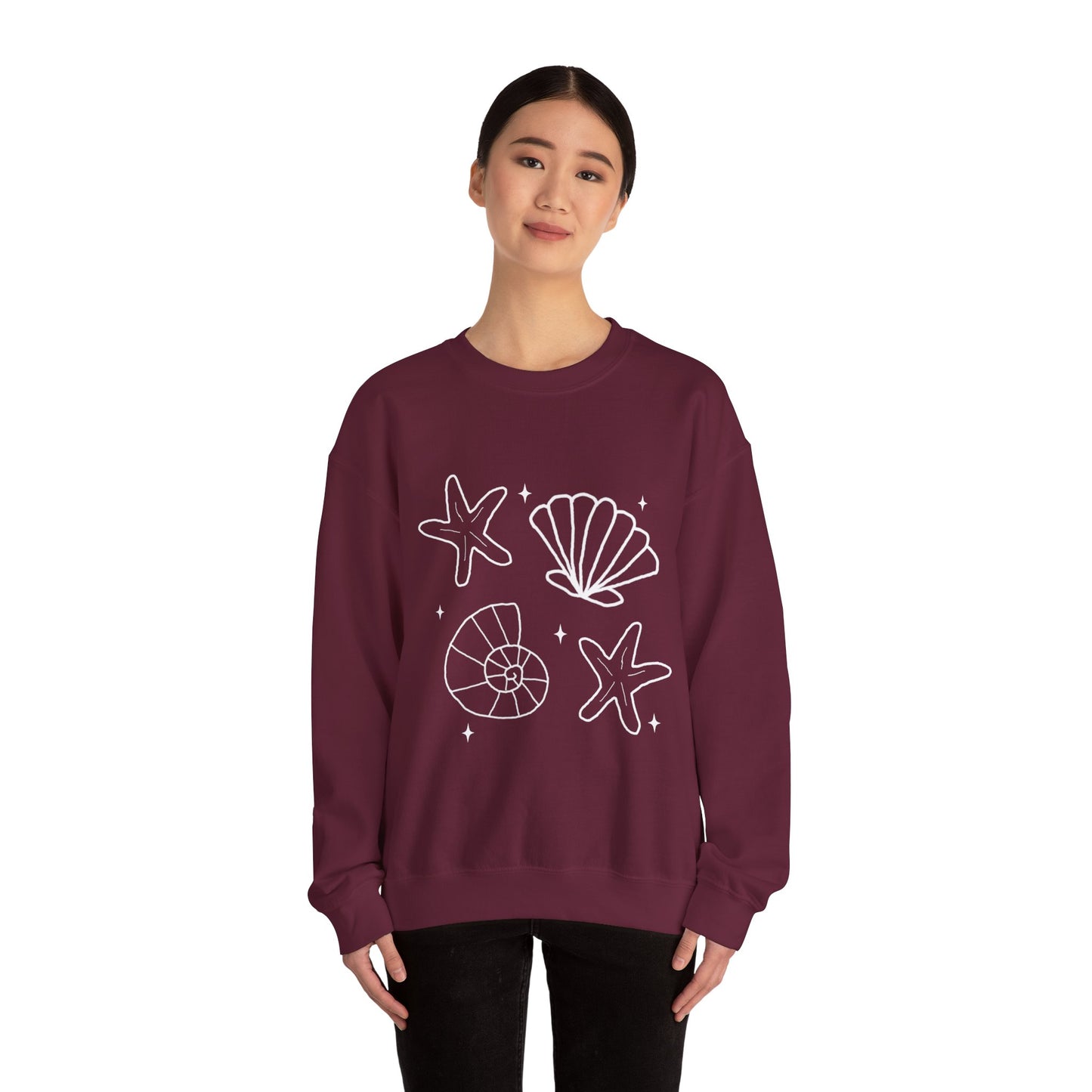 seashell crewneck