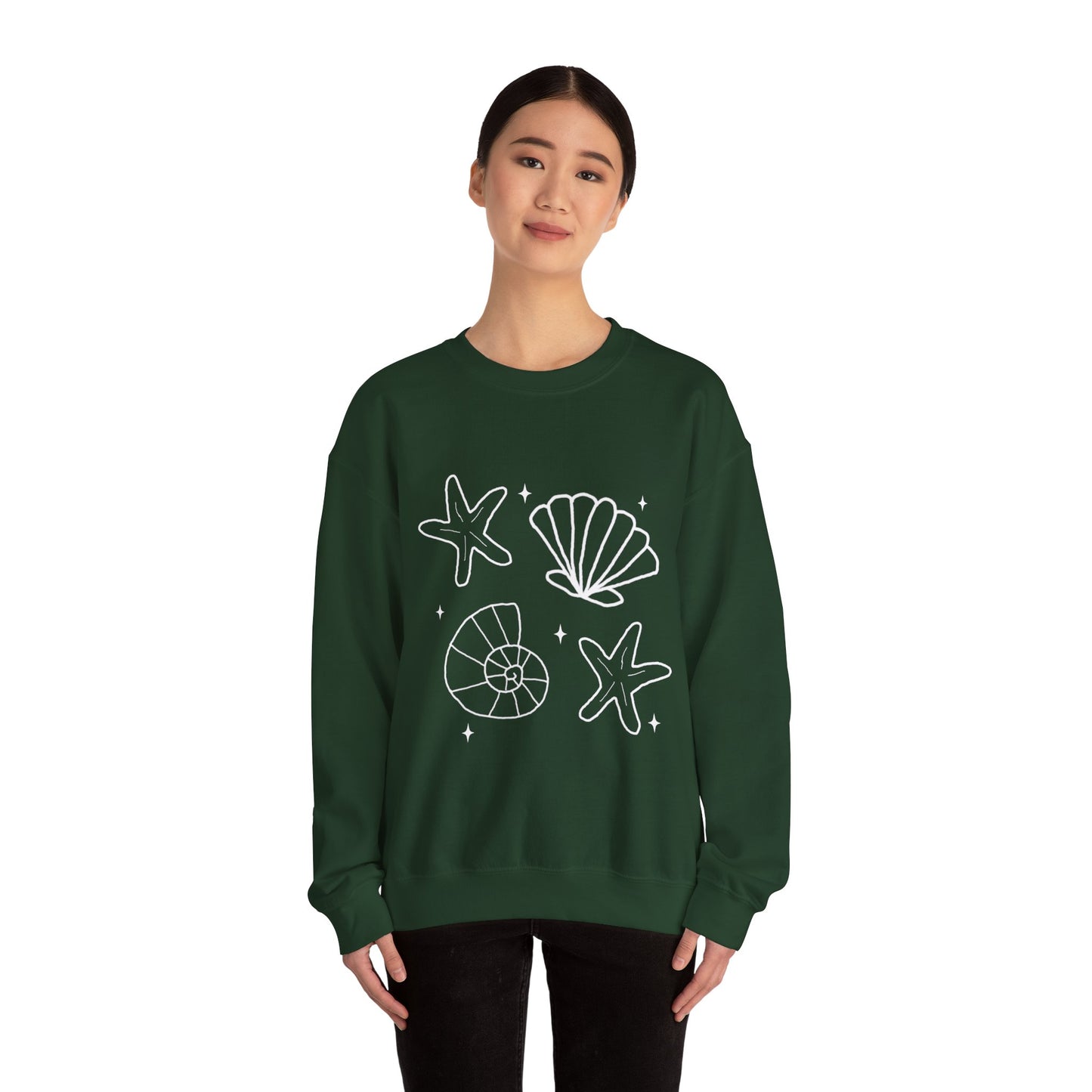 seashell crewneck