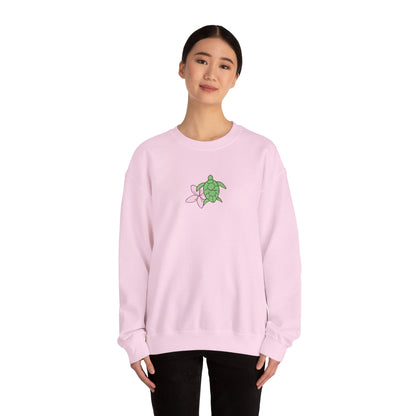 turtle & flower crewneck
