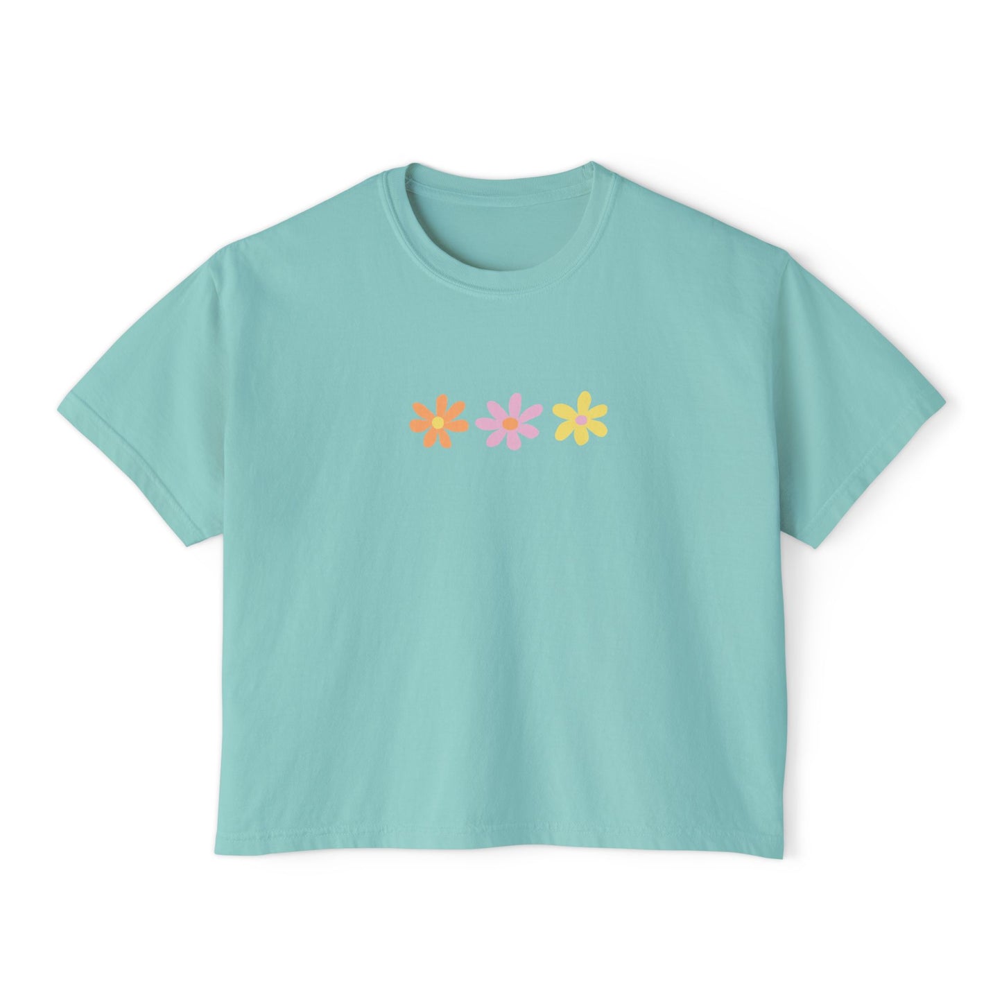 pastel flower tee