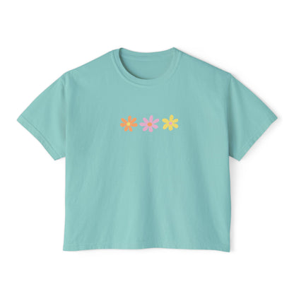 pastel flower tee