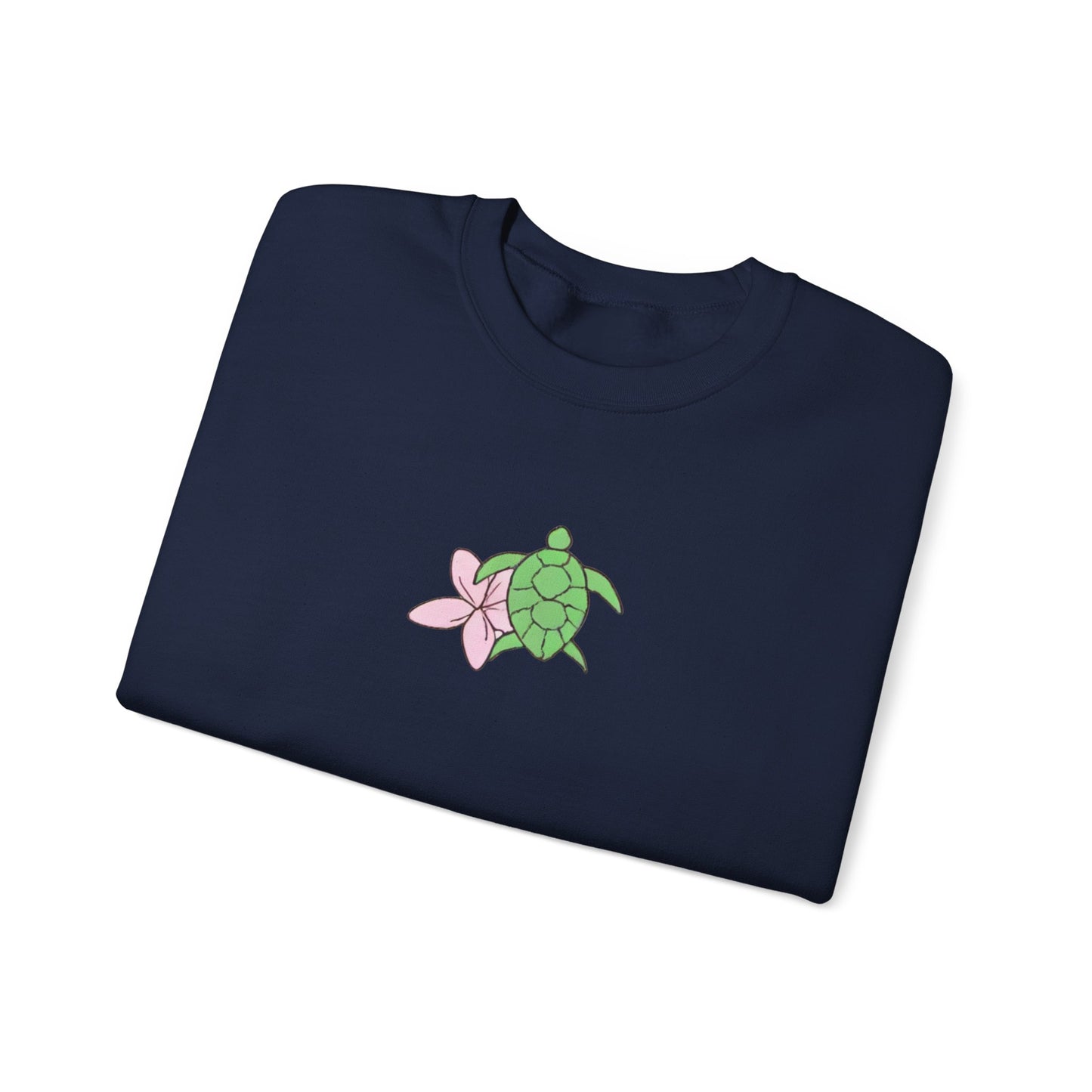 turtle & flower crewneck