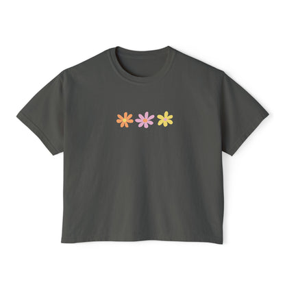 pastel flower tee