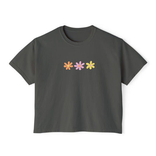 pastel flower tee