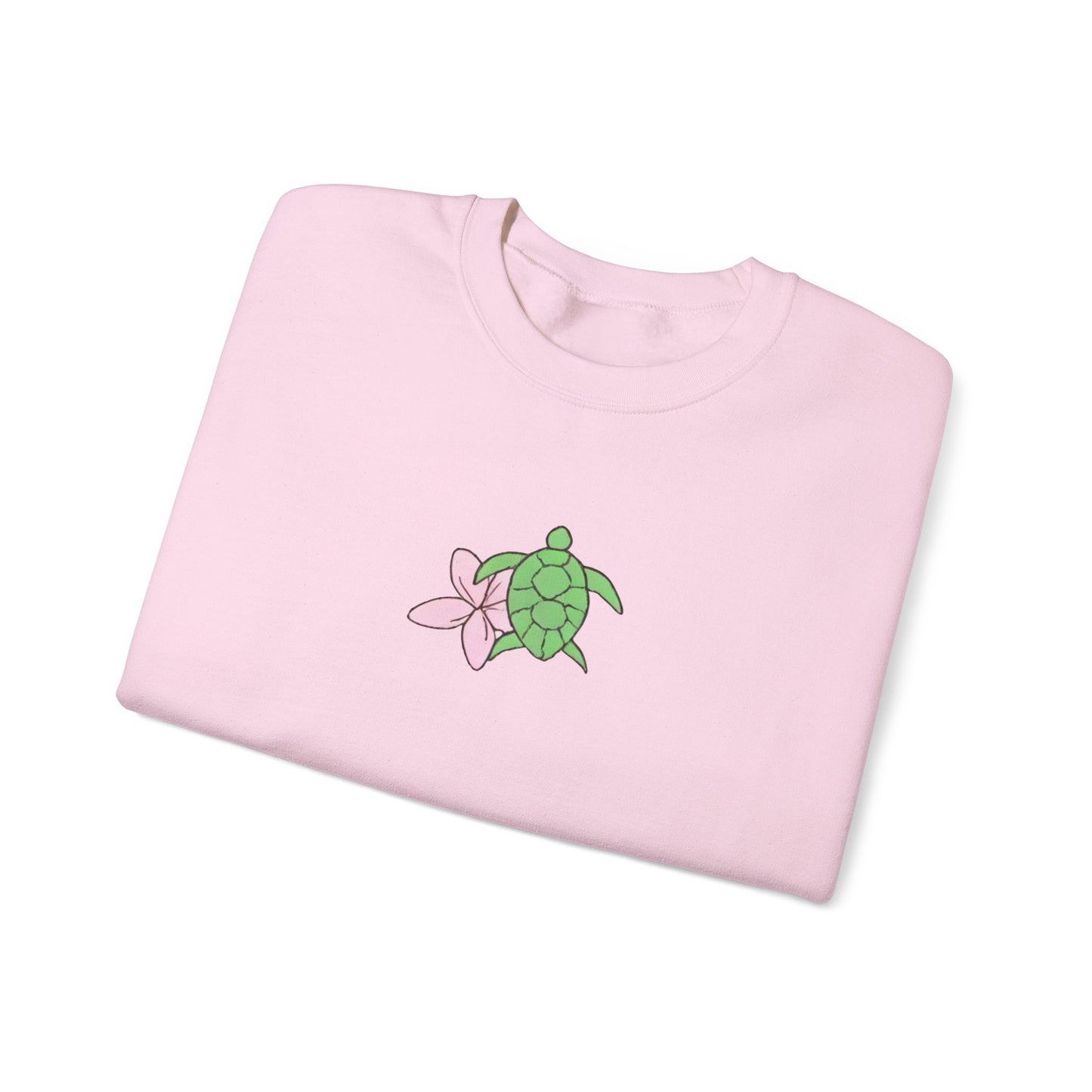 turtle & flower crewneck