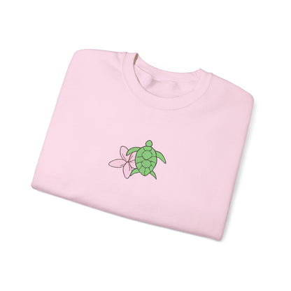 turtle & flower crewneck