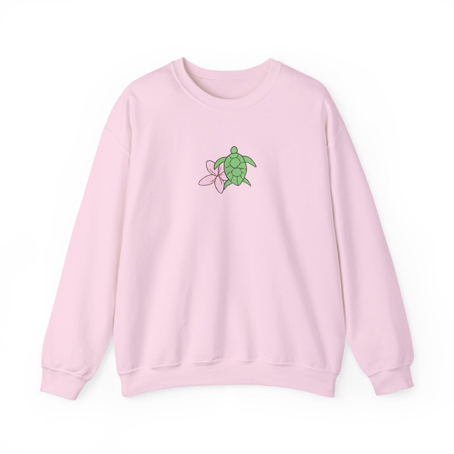 turtle & flower crewneck