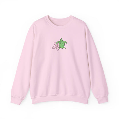turtle & flower crewneck