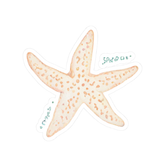 starfish sticker