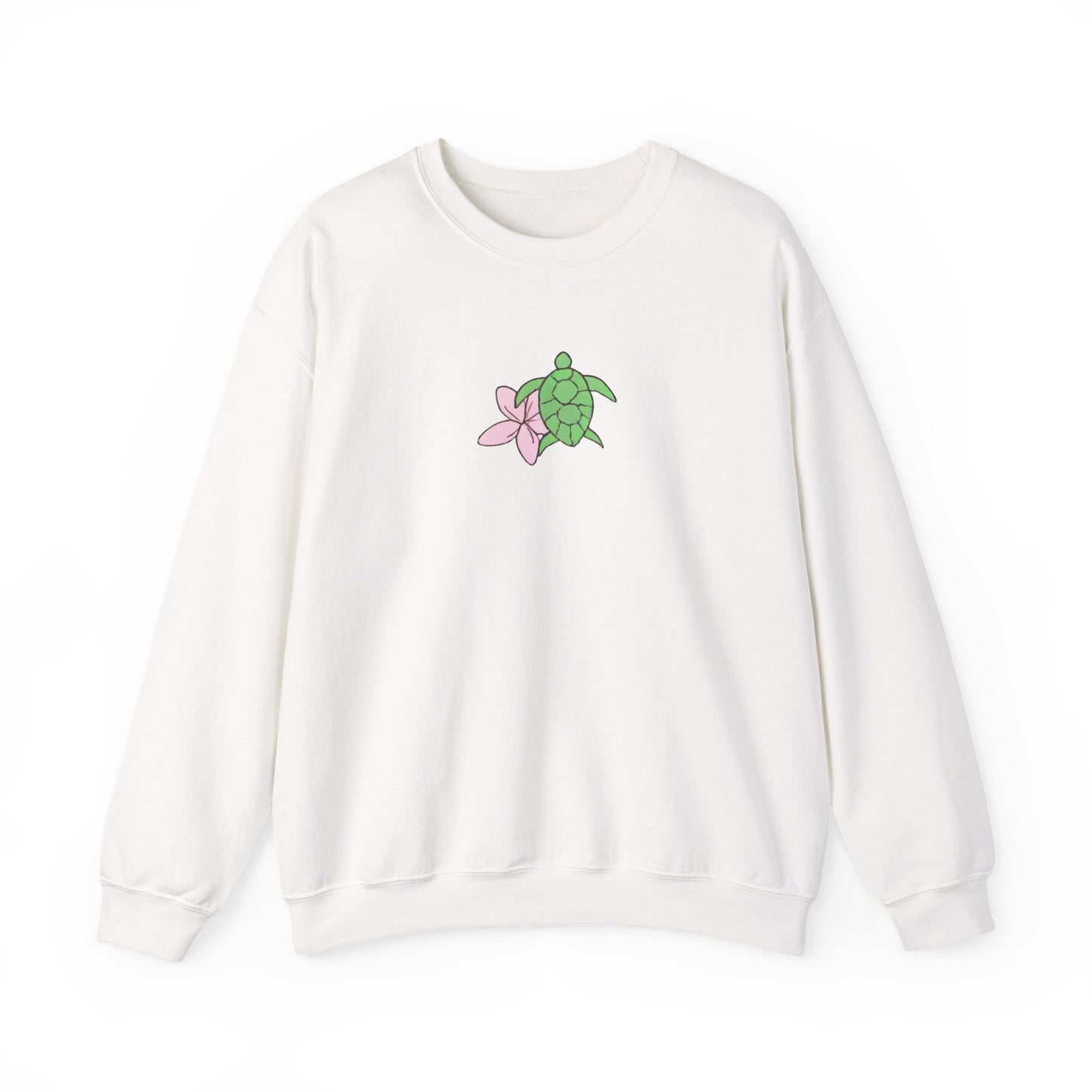 turtle & flower crewneck