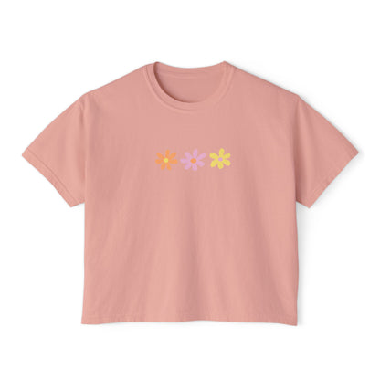 pastel flower tee