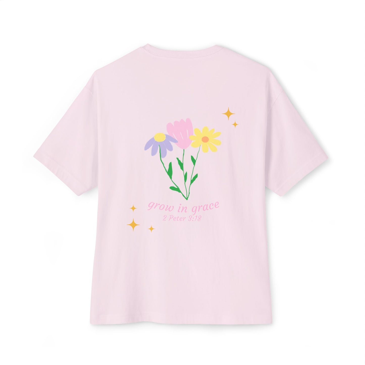 "grow in grace" floral tee