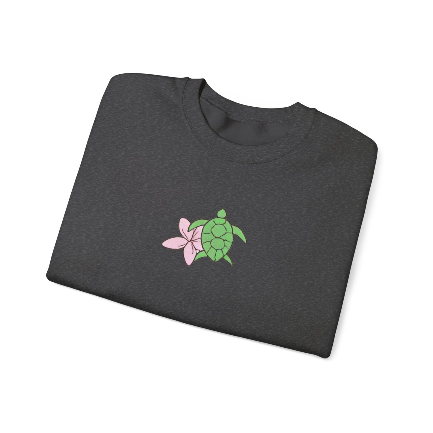 turtle & flower crewneck