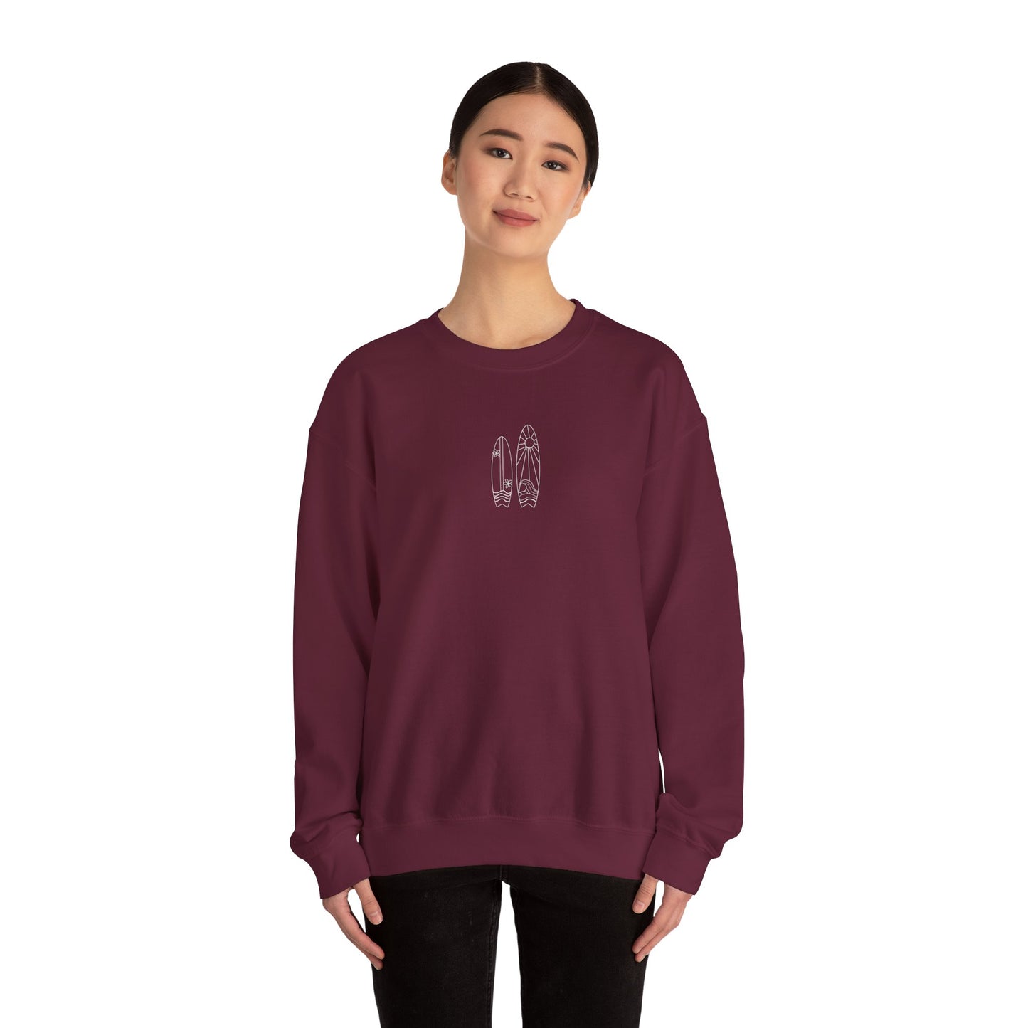 surfboard crewneck