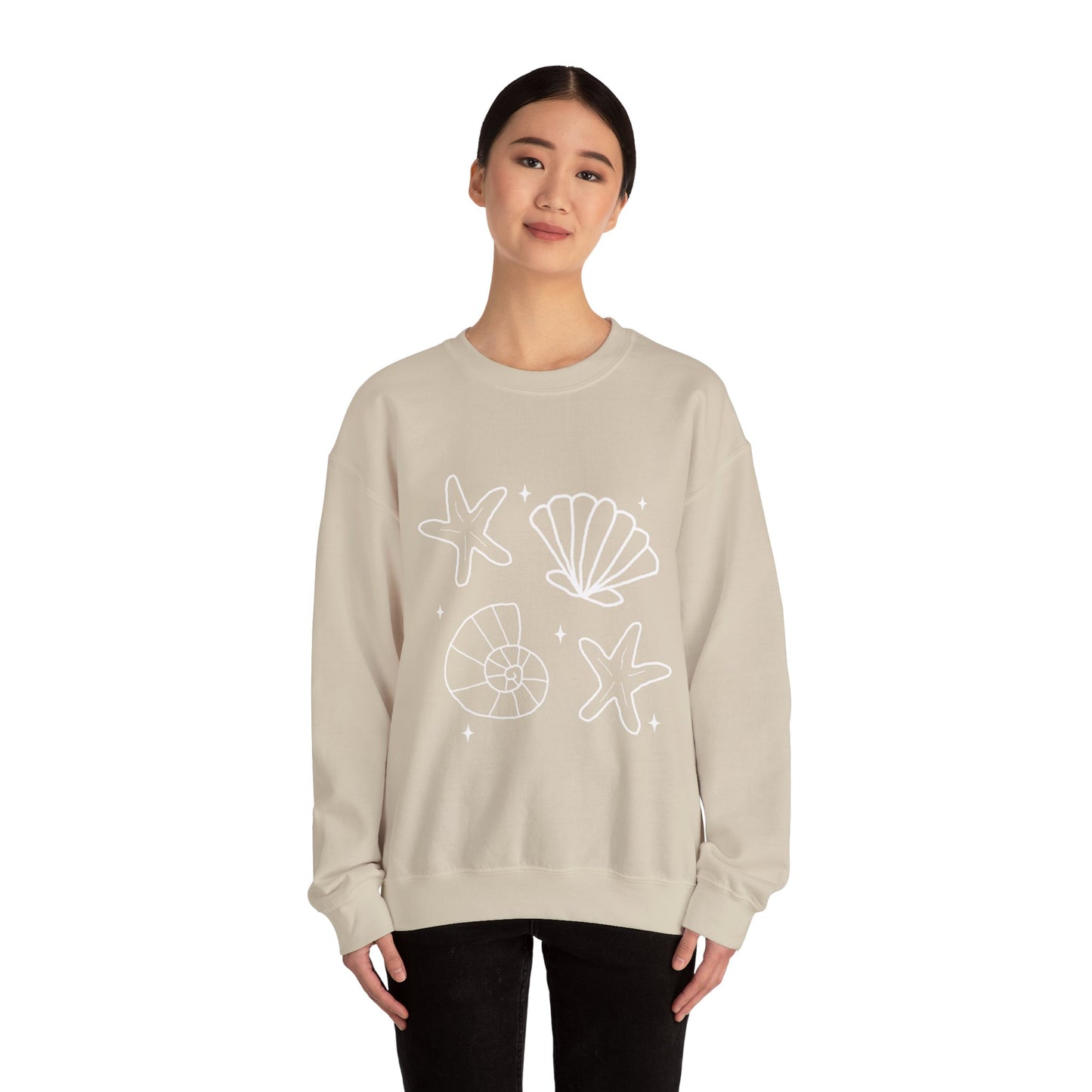 seashell crewneck