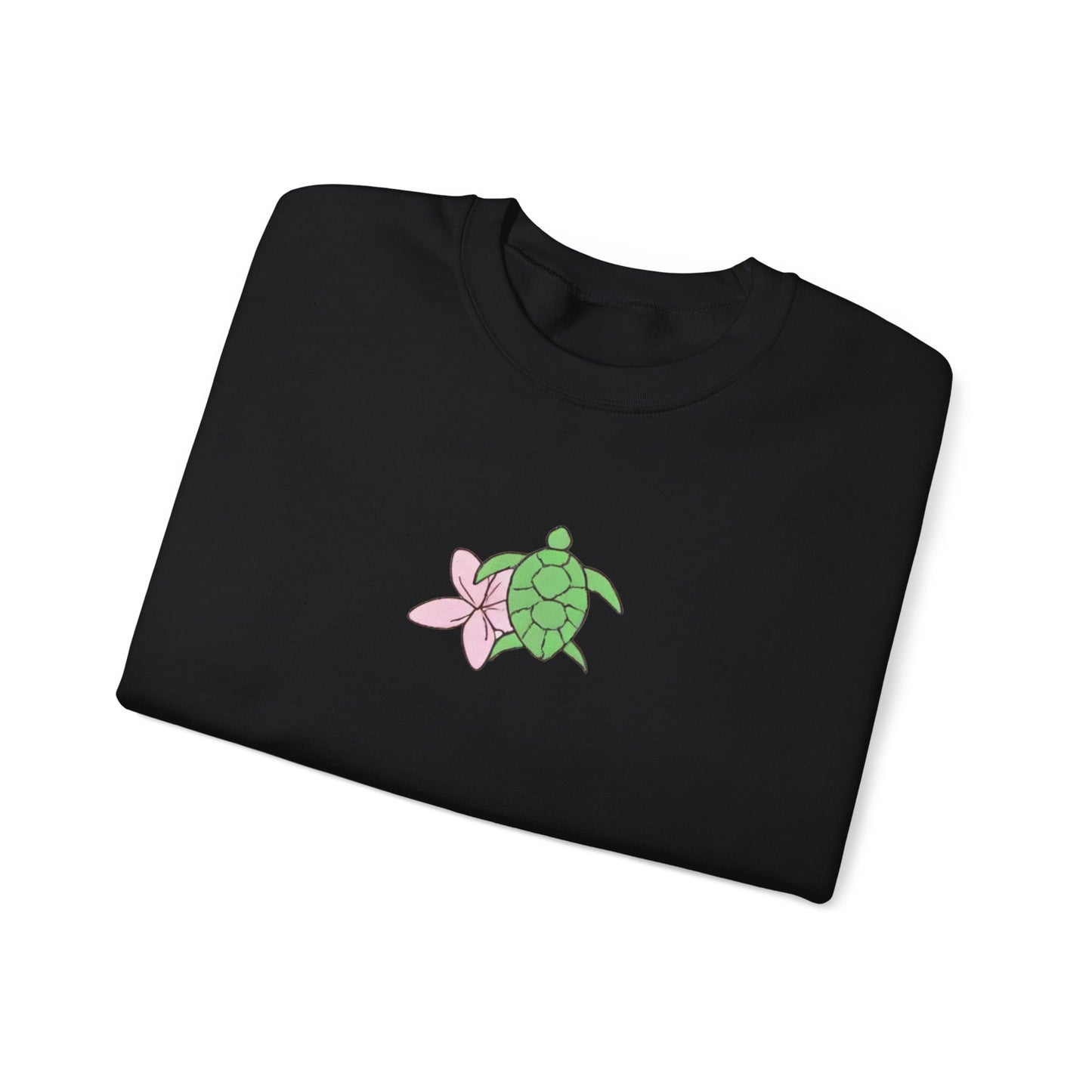 turtle & flower crewneck